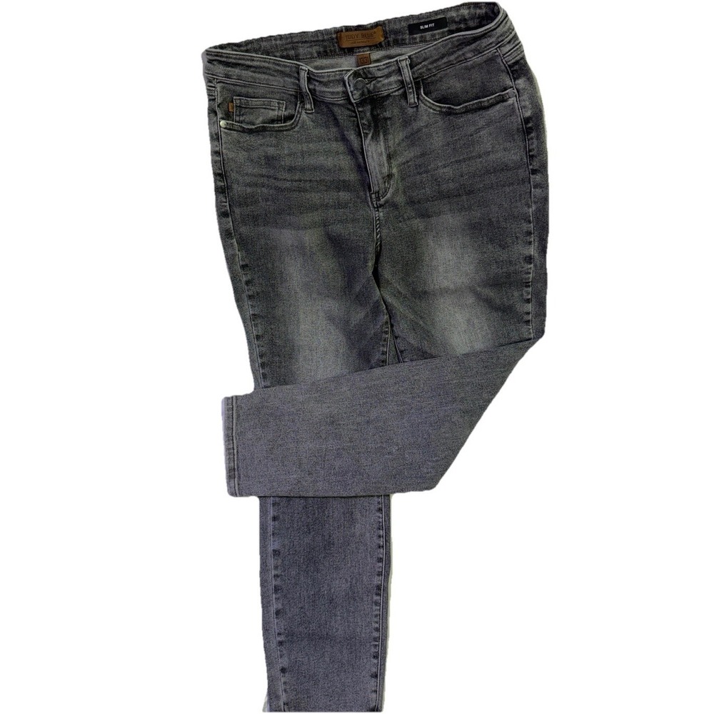 Judy Blue Women's washed black Denim Jeans Slim Sz 13/31